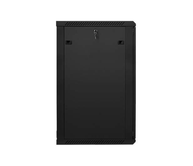 LANBERG Szafa instalacyjna wisząca 19'' 22U 600X600mm czarna (drzwi szklane) WF01-6622-10B - 455315 - zdjęcie 5